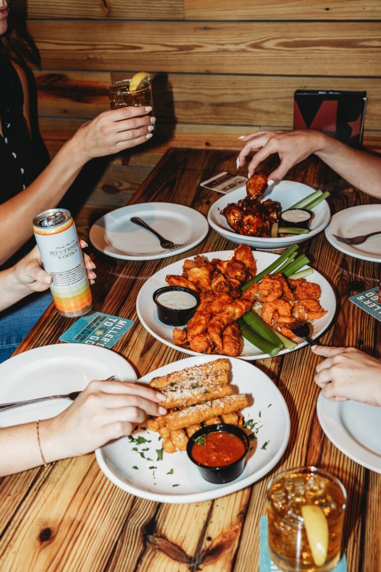 Zingers, mozzarella Sticks, Wings